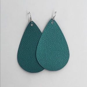 Teardrop Faux Leather